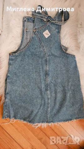 Гащеризон Деним Pull&Bear Топ модел, снимка 3 - Гащеризони - 47373643