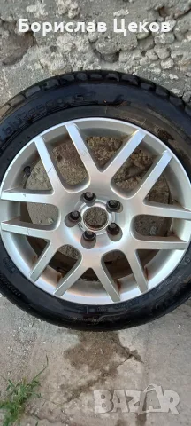 Оригкнални vw golf 4 BBS джанти 16" , с гуми dunlop 205/55(могат да карат още един сезон, снимка 3 - Гуми и джанти - 55783433