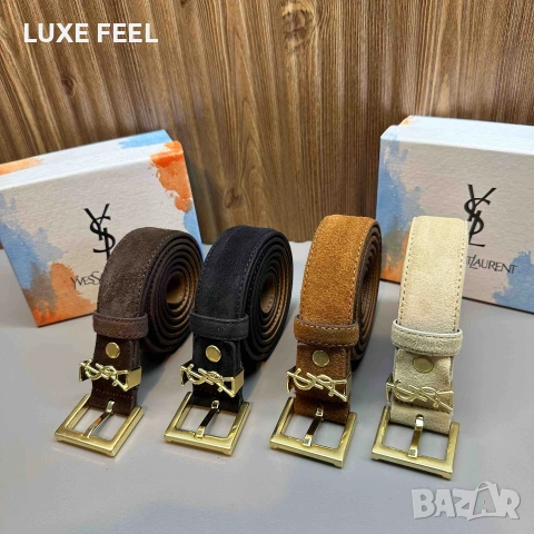 Yves Saint Helens 💎 Естествена Кожа и Велур 