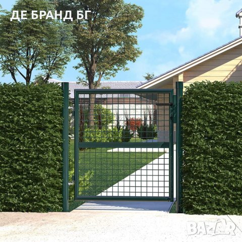 Градинска врата (единична), 105 х 150 см, зелена GN15GD02 в Огради и мрежи  в с. Първомайци - ID35618278 — Bazar.bg