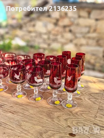 Кристални чаши Egermann Bohemian

