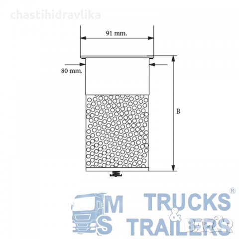 Филтър за Хидравличен Резервоар 1”, снимка 2 - Части - 29550447