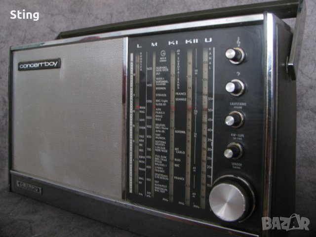 GRUNDIG CONCERT-BOY 206 Старо радио , Радиоприемник от 60те , Транзистор