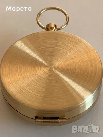 Стилен нов компас в месингова кутия, снимка 3 - Други ценни предмети - 49221381