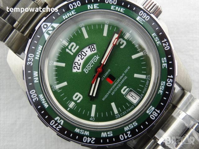 ВОСТОК АМФИБИЯ АВТОМАТИЧЕН- "Турист" ref: 14053Б, снимка 10 - Мъжки - 48898708