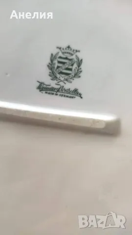 Weimar-чинии леки със златен кант , снимка 6 - Чинии - 50388506