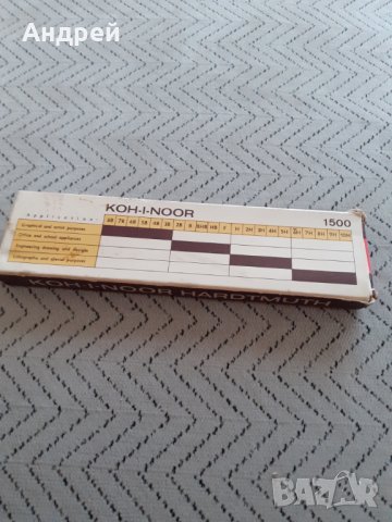 Стари моливи KOH I NOOR F, снимка 2 - Други ценни предмети - 29610828