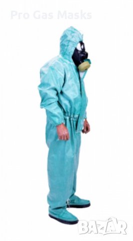 Професионално Защитно Химическо облекло Гумирано Цяло Военно само за 80 лв. Ново с качулка и ботуши.