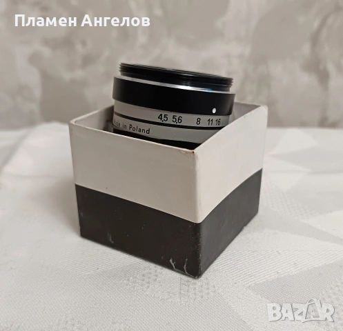 Ретро обектив PZO-Mikar/S 4.5/5.5-за фото увеличително или Макро. , снимка 10 - Обективи и филтри - 54185765