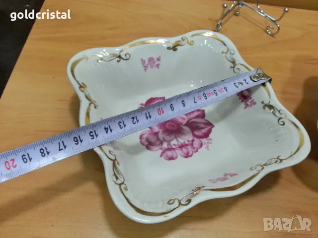 Стар руски порцелан купа , снимка 2 - Антикварни и старинни предмети - 49794329