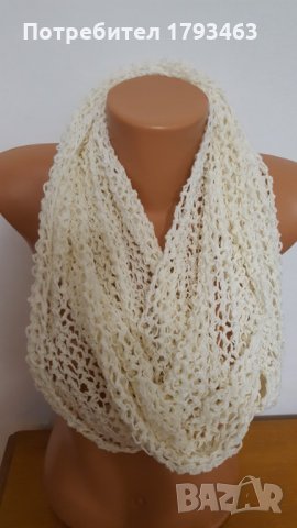 Ръчно плетен кръгъл шал, снимка 1