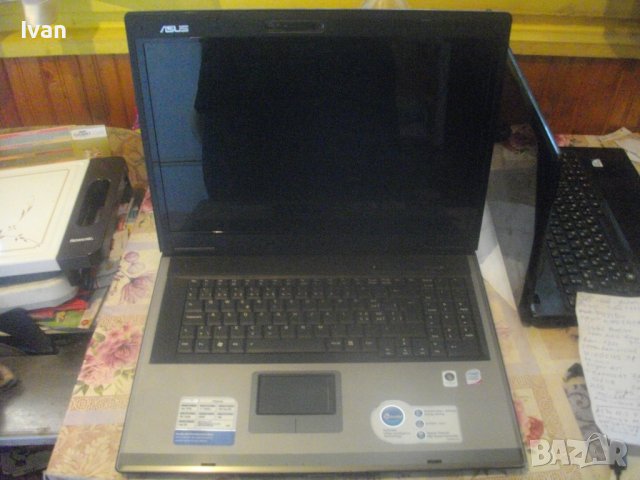 17 Инча Лаптоп ASUS F7E-Работещ-За Преинсталация-Intel Core Duo/3 GB RAM/HDD 250 GB/DVD/19V, снимка 11 - Лаптопи за работа - 42506986