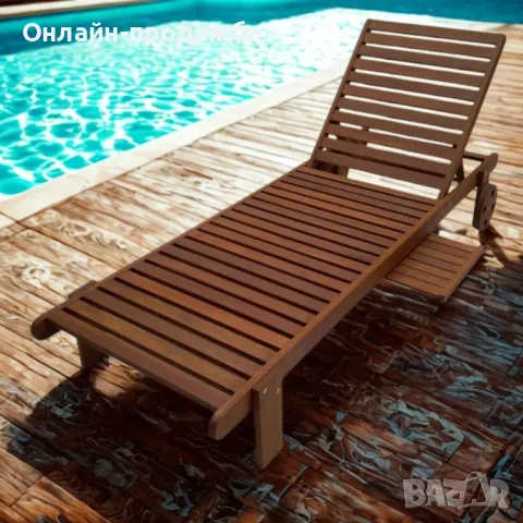 Диван Muhler Meranti с матрак и възглавница BEIGE, снимка 1