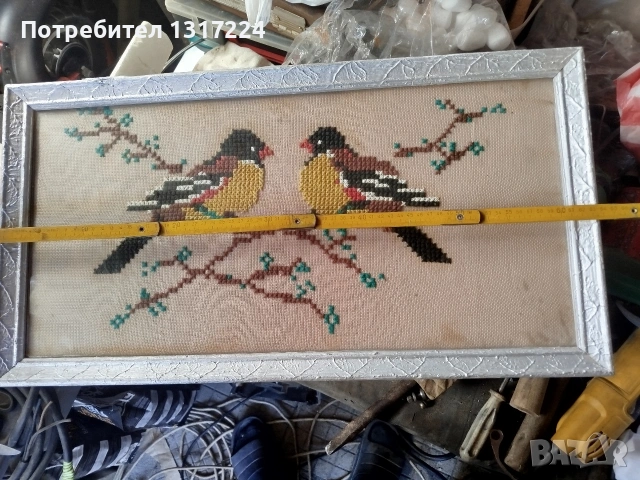 Стар гоблен *****, снимка 3 - Гоблени - 54320877