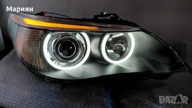 Фарове би лед BMW e60/61, снимка 2 - Части - 55980767