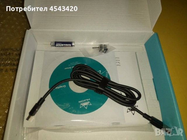 Графичен таблет Huinon H420 USB Pen Tablet, снимка 4 - Принтери, копири, скенери - 56462925