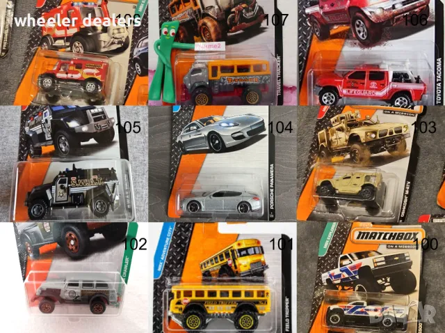 Метални колички Мачбокс Matchbox от различни години в мащаб 1:64 Част1