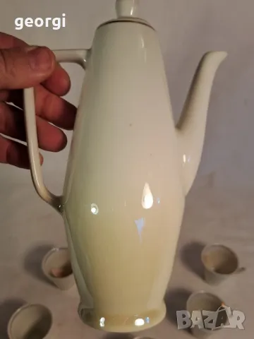 порцеланов сервиз за ракия Китка Разград 6/4, снимка 5 - Сервизи - 49295541