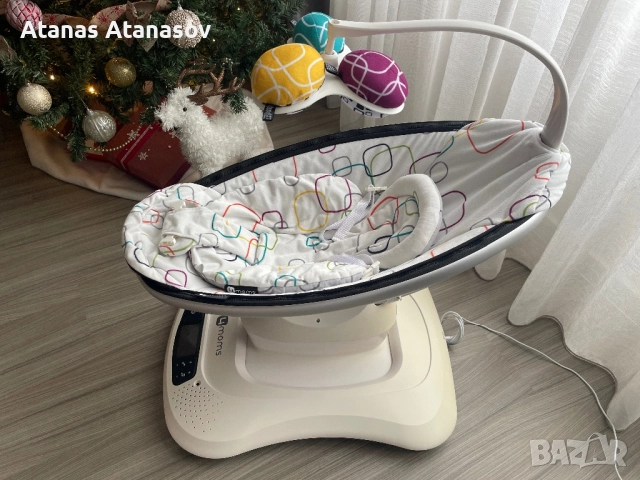 Бебешка люлка 4moms MamaRoo, снимка 2 - Детски люлки - 52679302