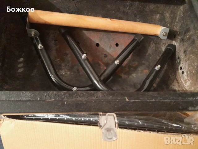 Барбекю на дървени въглища Ziel Grill CG309 черно, снимка 4 - Барбекюта - 55838497