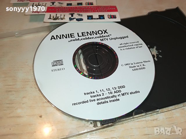 ANNIE LENNOX CD 2710221134, снимка 5 - CD дискове - 38468623