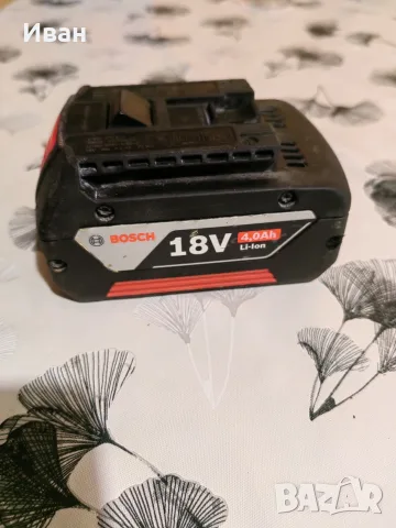 Батерия Bosch Professional 18V-4Ah Li-ion, снимка 2 - Други инструменти - 55877357
