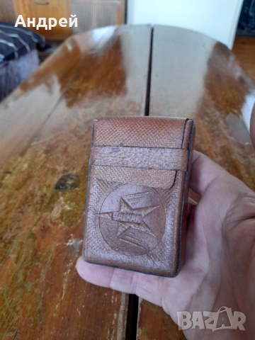 Стара табакера,калъф за цигари БГА Балкан,Balkan #3, снимка 2 - Други ценни предмети - 53307266