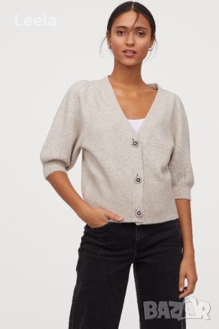 Жилетка/Пуловер H&M с буфан ръкави, снимка 4 - Жилетки - 34249884