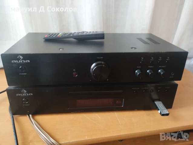 комбинация AUNA усилвател, тунер cd player и флашка в едно., снимка 15 - Ресийвъри, усилватели, смесителни пултове - 54339571