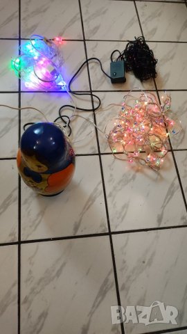 Матрьошка, разклонител за гирлянди, коледни лампички, СССР. , снимка 5 - Декорация за дома - 38882336