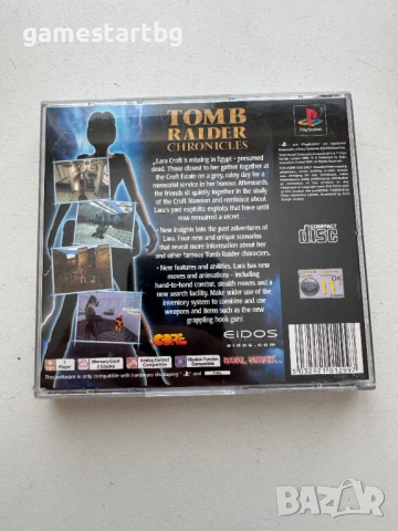   Tomb Raider Chronicles за PS1, снимка 2 - Игри за PlayStation - 54038805