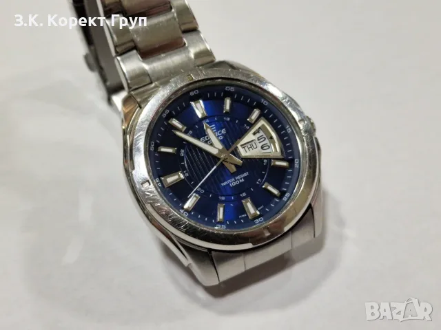 Часовник Casio Edifice EF-129D-2AVEF, снимка 4 - Мъжки - 55964359