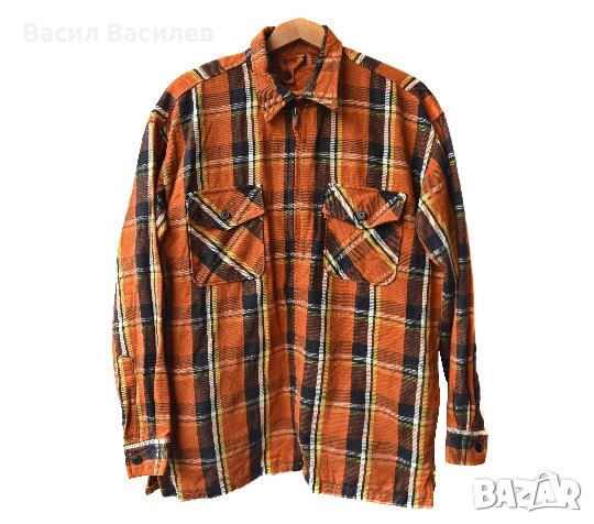 LEVIS мъжко карирано яке обанжево подвижна подплата