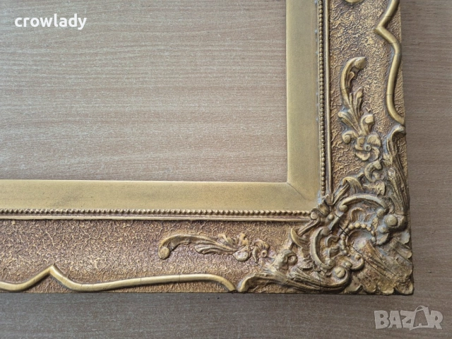 Барокова златна дървена рамка за гоблен картина огледало 11, снимка 4 - Картини - 52631726