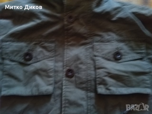 Ловно яке марково на Еспирит с много джобове и качулка размер М, снимка 4 - Екипировка - 38381441