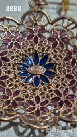 Оригинални сребърни Флорентински филигранни обеци, снимка 5 - Обеци - 44218207