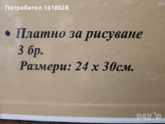 Комплект от три платна за рисуване., снимка 5 - Картини - 51885040