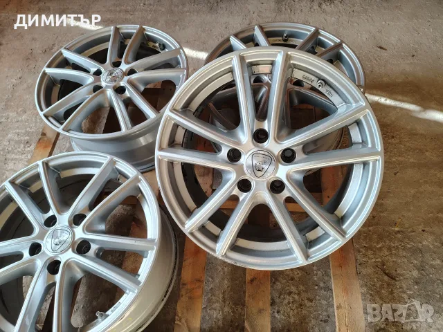 4бр.Алуминиеви джанти 16ки за MERCEDES,AUDI,VW 5x112 et48 7j, снимка 2 - Гуми и джанти - 55767524
