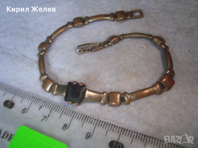 СТАРА БРОНЗОВА ВИНТИДЖ АРТ ДЕКО ГРИВНА 24337, снимка 7 - Антикварни и старинни предмети - 37744304