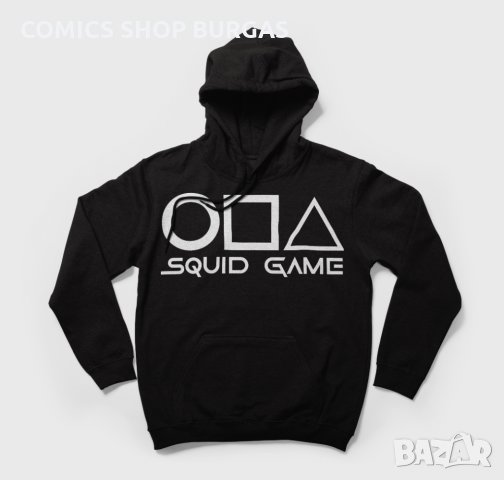 Суичър унисекс без цип SQUID GAME, снимка 2 - Суичъри - 34974878