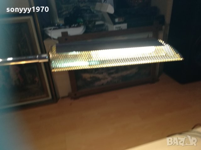 поръчана-gold & inox настолна масивна лампа-внос швеицария, снимка 18 - Настолни лампи - 30151609