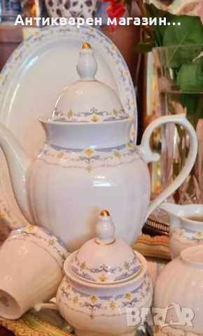 VOHENSTRAUSS Johann Seliman , BAVARIA  ,GERMANY. Възхително ,красив комплект за хранене, снимка 3 - Сервизи - 49999999