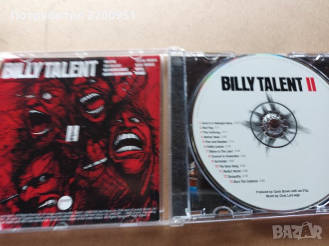 BILLY TALENT, снимка 5 - CD дискове - 36912991