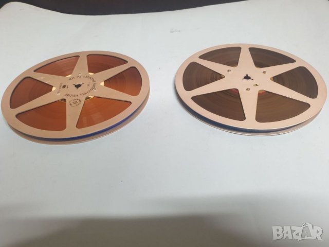 Лот от две 18см алуминиеви магнетофонни ролки Ferrograph С лента. В много добро състояние. Комплект, снимка 4 - Други музикални жанрове - 40522926