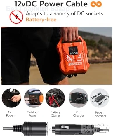 Нова 12V електрическа помпа за SUP борд падъл и каяк 22 PSI с дигитален дисплей, снимка 5 - Друга електроника - 54230398