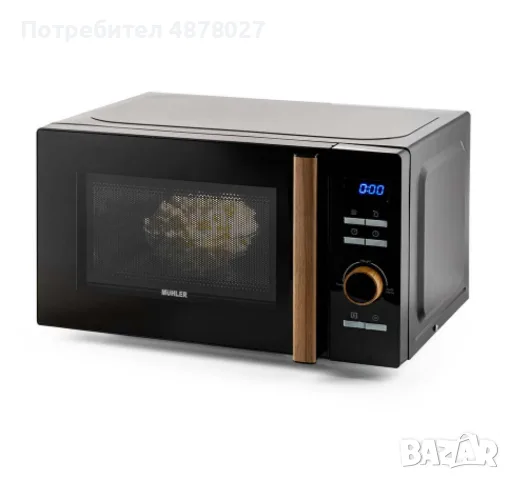 Микровълнова фурна 20L,черна, дигитална., снимка 6 - Микровълнови - 55725074