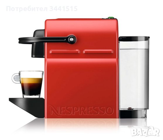Кафемашина с капсули Krups Nespresso Inissia Red C40, 19 bar НОВА+ГАРАНЦИЯ , снимка 3 - Кафемашини - 44371192