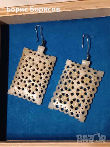 Обеци слонова кост 