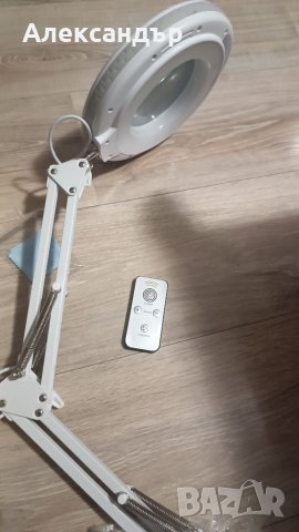 Лед лампа с лупа за бюро. Козметична лампа с лупа лесен монтаж универсален , снимка 13 - Друго оборудване - 39546564