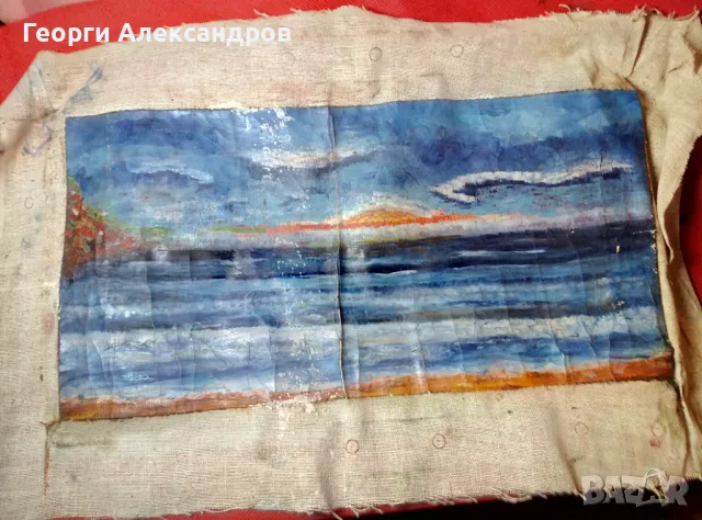 Стара МАСЛЕНА КАРТИНА - МОРЕ